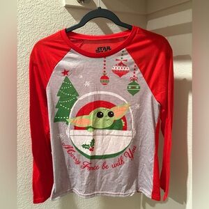 Star Wars Women’s Christmas Pajama Top Holiday